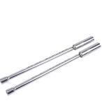 エクステンションバー付き 首振り＆マグネット仕様 スパークプラグレンチ 2本セット 14mm & 16mm 360度 差込角(3/8