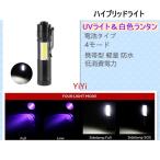 бесплатная доставка UV свет LED фонарь 2 лампа Hybrid свет ультрафиолетовые лучи свет мигающий свет 4 режим мобильный удобный тип аккумулятора предотвращение бедствий 