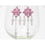 Yahoo! Yahoo!ショッピング(ヤフー ショッピング)フラワー　ピアス　ピンクの愛され系