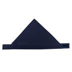 三角巾 シンプル 無地 大人用 男女兼用 カフェ 業務用 料理教室 調理実習 清掃 美容院 マジックテープ付き 簡単に取り付ける 全6色 (ネイ