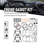 【並行輸入品】ハーレーダビッドソン スポーツスター 883 XL883 XLH1200 S C スポーツカスタム用 バイクエンジンシリンダーガスケットヘッドカバー