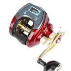 【並行輸入品】 ベイトキャスティング フィッシングリール デジタルディスプレイ付き 高速 6.4:1最大ドラッグ20kg フライングラインカウント