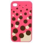 TMY iPhone4/4S用カバー カラーコレクション ソーダドット レッド CV-01RD(定形外郵便、代引不可、送料別商品)