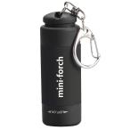 [ параллель импортные товары ]USB заряжающийся Mini мигающий свет { черный } легкий LED свет 25 люмен водонепроницаемый ручной фонарь предотвращение бедствий уличный ( нестандартная пересылка, доставка отдельно товар )