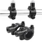 【並行輸入品】バイクミラー用 ミラーホルダー 2個セット ミラーステー ミラークランプ ブラケット オートバイ スクーター(定形外郵便、送料別商品)