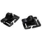 【並行輸入品】ハイドレーションチューブクリップ 2個 固定ホルダー 回転 バックパック リュック 取付 固定クリップ(定形外郵便、送料別商品)