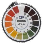 pH試験紙 pH1-14 ロールタイプ 1巻 pH ペーハー 検査 測定(定形外郵便、代引不可、送料別商品)