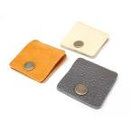 四角型 日本製/本革 コードストッパーVP イヤホンホルダー 巻き取り コードクリップ ケーブルホルダー コードホルダー(定形外郵便、代引不可、送料別商品)