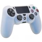 【並行輸入品】PS4 コントローラー用シリコンケース 《ホワイト》 スキンケース 保護カバー(定形外郵便、送料別商品)