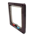 [ параллель импортные товары ] собака кошка для домашнее животное дверь кошка дверь {S размер } { Brown }. ввод .(.. пачка, доставка отдельно товар )