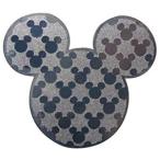 ディズニー モバイルメタルシール L(シルバー) ミッキー モノグラム デコレーション デコ スマホ(定形外郵便、代引不可、送料別商品)