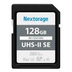 《新品アクセサリー》 Nextorage (ネクストレージ) SDXCカード 128GB UHS-II U3 V60 NX-F2SE128G