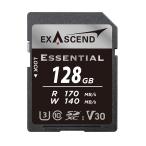 { новый товар аксессуары } EXASCEND (eg The sendo) Essential SDXC 128GB UHS-I V30 EX128GSDU1-S
