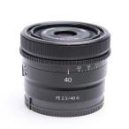 ショッピングsony 《美品》SONY FE 40mm F2.5G SEL40F25G