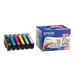 { новый товар аксессуары } EPSON( Epson ) чернильный картридж вишня черный больше количество 6 -цветный набор IC6CL70M