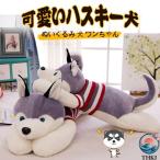 ぬいぐるみ ハスキー 抱き枕 ハスキー犬 グッズ 大きい おもちゃ いぬ 動物 犬 100cm 子供 彼氏 彼女 家族 子供部屋 お誕生日 クリスマス ベビー 出産祝い