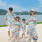  Kids родители . короткий рукав One-piece родители .ko-te гавайская рубашка День отца tsu лето 3 человек родители . комплект пляж купальный костюм папа resort цветочный принт 