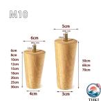 4 шт. комплект диван ножек 6cm мебель ножек из дерева стол ножек дерево 6 из 70 Cm высота натуральное дерево M6 M8 M10 стандарт болт имеется диван-кровать шкаф пара. для замены 