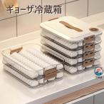 冷蔵庫収納ボックス 餃子収納ケース 冷凍ケース 冷蔵庫 冷凍餃子 多層 食品級ケース 家庭用 餃子冷凍 保存容器 キャニスター 食器 餃子バット蓋付