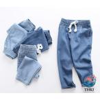  Denim брюки ребенок девочка мужчина Junior Kids ребенок woshu повреждение обработка низ джинсы длинные брюки ребенок одежда Kids одежда 100-150 брюки 