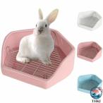 小動物用陶器トイレ飼育ケージ内装チンチラ用陶器トワレかわいい三角うさぎトイ...