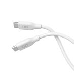 CIO シリコンケーブル CtoC 1m ホワイト