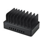 USB зарядка подставка 8 порт * всего 19.2A* высокая прочность модель максимальный 8 шт. . в то же время зарядка возможен Sanwa Supply ACA-STN74BK гарантия производителя новый товар бесплатная доставка 