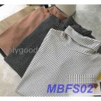 店長厳選!カットソー レディース タートルネック 秋服 秋 冬 ハイネック 長袖 トップス あったか 大きいサイズ ボーダー 無地 インナー