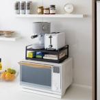 tower 組立式 レンジ上ラック　タワー　ブラック