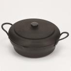 揚げクック　鉄製蓋付き段付き天ぷら鍋28cm　HB-5260