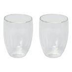 PYREX（パイレックス）ダブルウォールグラス350ml　2個セット　CP-8539