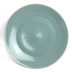 青磁：青瓷くし目8寸皿・海老ヶ瀬