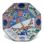 九谷焼：色絵祥瑞松竹梅皿・須田菁華《小皿・取り皿・銘々皿・14.8cm》