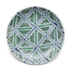 ショッピング皿 九谷焼：色絵綾文皿・小・須田菁華《小皿・14.2cm》