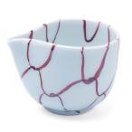 しょうゆ入・赤絵網目・古川章蔵