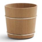 木製・杉：吉野杉ぐい呑・銀線・中川清司《酒器・ぐい呑み》