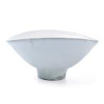 粉引半月碗・荒賀文成《中鉢・16.2cm