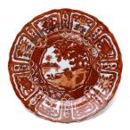 赤絵花鳥文芙蓉手皿・小・砂高台・