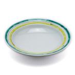 色絵コマ6.5寸深皿・樋山真弓《中皿