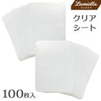 クリアシート 100枚入り プラスチックシート 透明シート レジンクラフト
