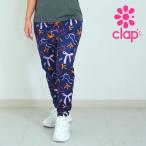 クラップ フィットネスウェア レディース clap フィットネス パンツ エフォートレスパンツ RIBBON CLAP EFFORTLESS 2025 新作 ゆったり 柄パンツ リボン ヨガ