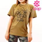 CLAP フィットネスウェア トップス クラップ フィットネス クラップウェア C-CLAP Tee ロゴT クラップ tシャツ レディース 半袖 ブランド クラップウェア新作