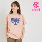 クラップ フィットネスウェア トップス レディース 半袖tシャツ SNOWFLAKE CLAP TEE clap M/フリーサイズ 2025 新作 ダンスウェア トレーニングウェア エクササ