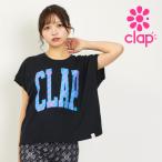 クラップ フィットネスウェア トップス レディース 半袖tシャツ ドルマン MONOGRAMCLAP DOLMAN L M/フリーサイズ 2026 新作 ダンスウェア トレーニングウェア エ