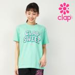 k LAP фитнес одежда tops женский короткий рукав t рубашка CLAP SWEET TEE CTS26040 M/ свободный размер 2026 новый продукт Dance одежда тренировка одежда Exa sa