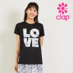 clap фитнес одежда новый продукт k LAP женский фитнес tops женский короткий рукав t рубашка MONOGRAM-LOVE TEE CTS26042 M/L размер 2026 новый продукт Dance we