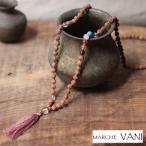 ma-la-VANI chakrastone×crystal-knotmala йога Asian этнический аксессуары натуральный камень ru гонг расческа ... колье 