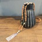 ma-la-VANI earth epidote smoky quartzmala йога Asian этнический аксессуары натуральный камень ru гонг расческа ... колье 