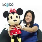 ショッピングミニー 【50％OFF ブラックフライデー】 Yogibo Mate Minnie Mouse（ミニーマウス）/ ディズニー ヨギボー ビーズ ぬいぐるみ ビーズクッション ファーストトイ
