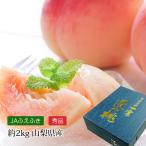 桃 山梨県産 一宮 匠の桃 秀品 約2kg 5〜8玉